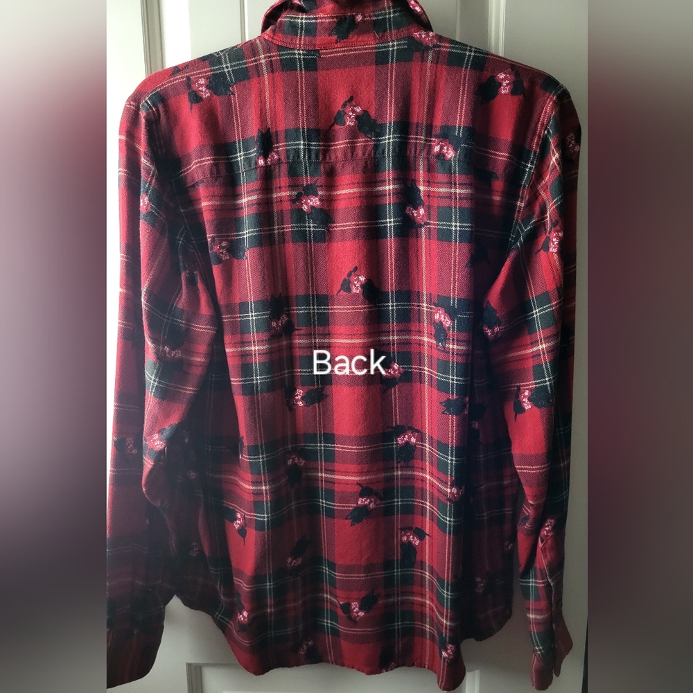 Lauren Ralph Lauren Red Plaid Button Down Shirt - Picture 3 of 12
